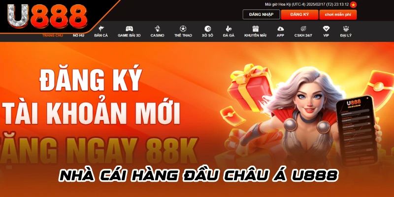 Nhà cái hàng đầu châu Á U888
